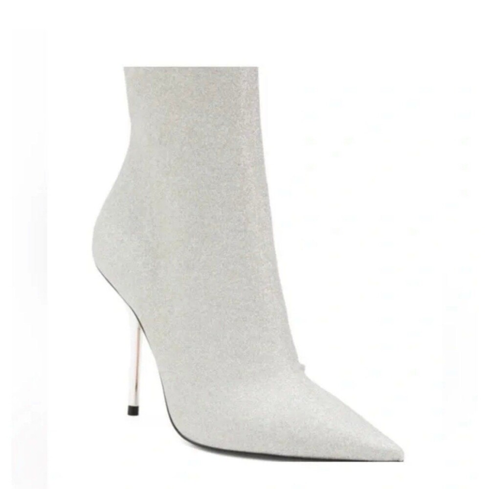 Emma bootie silver sparkle 9